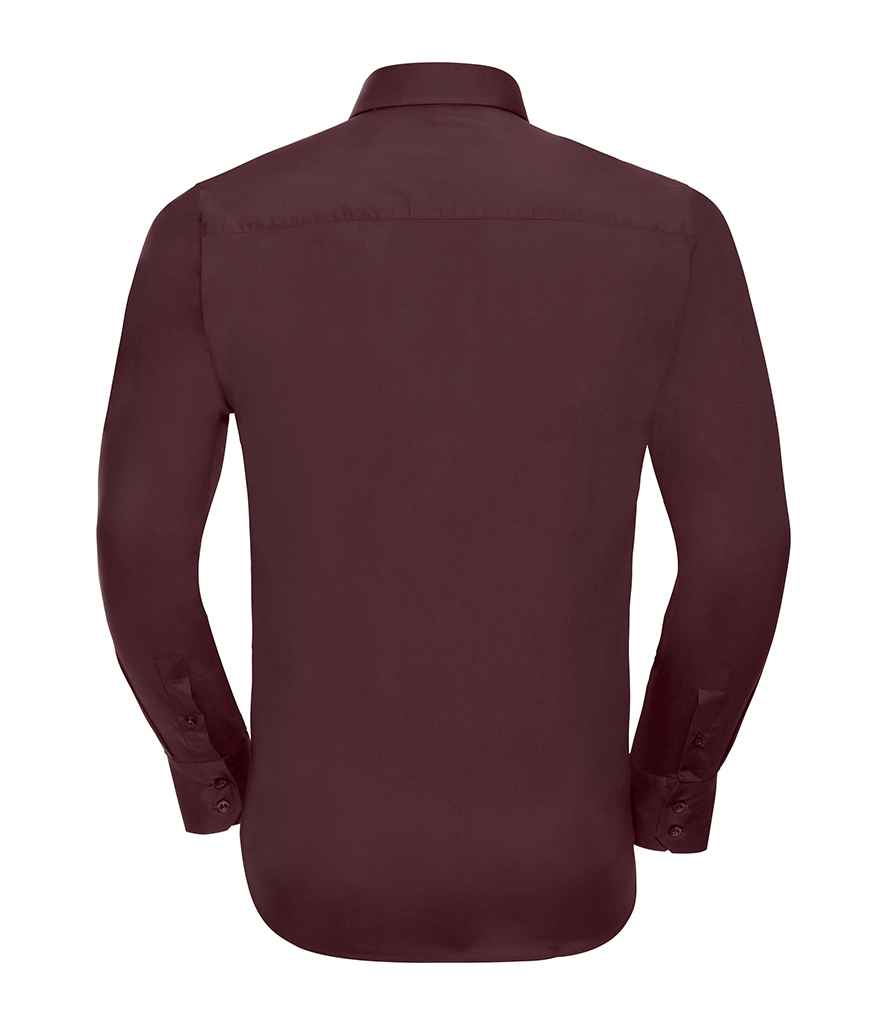 Russell Collection Long Sleeve Easy Care Fitted Shirt