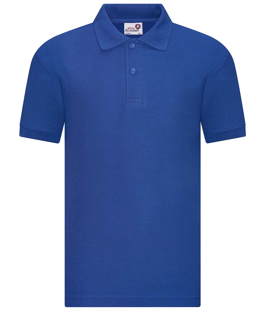 AWDis Academy Kids Pique Polo Shirt