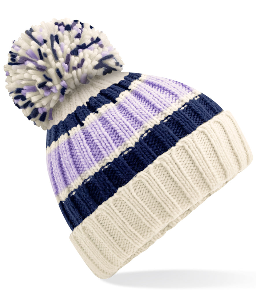 Beechfield Hygge Striped Beanie