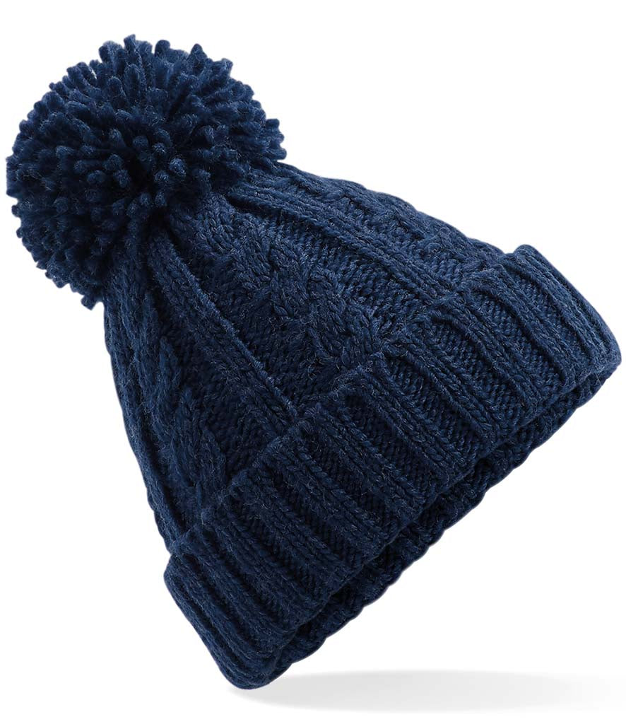 Beechfield Cable Knit Melange Beanie