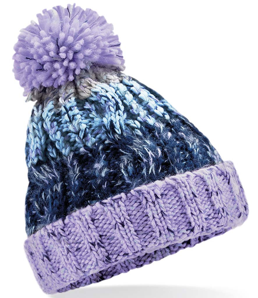 Beechfield Junior Corkscrew Pom Pom Beanie