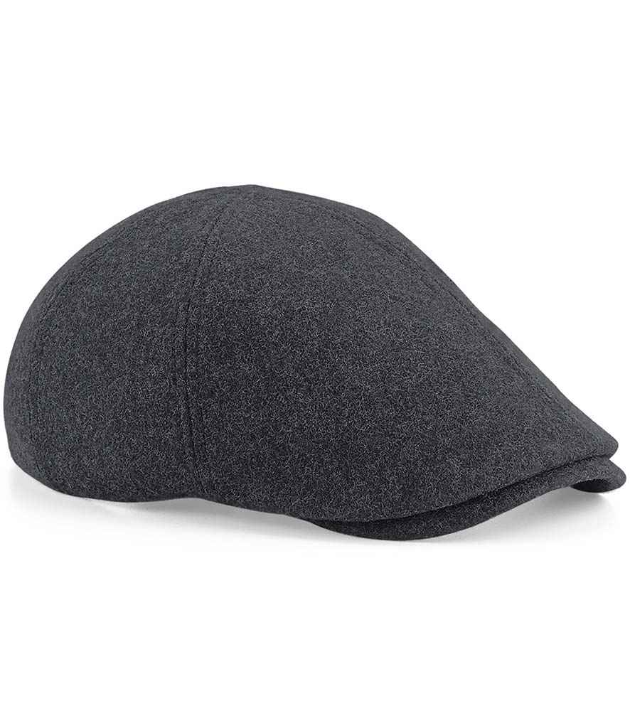 Beechfield Melton Wool Ivy Cap | Charcoal Marl