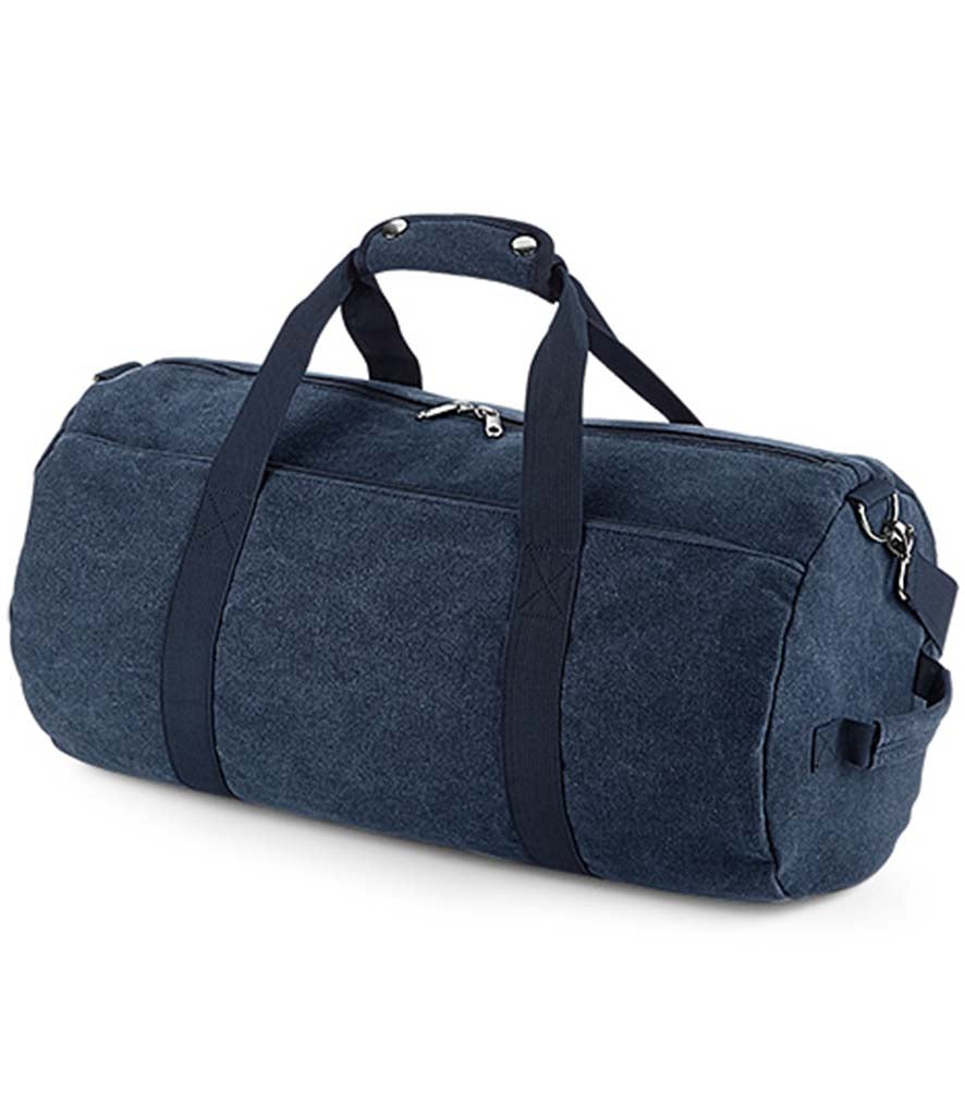 BagBase Vintage Canvas Barrel Bag