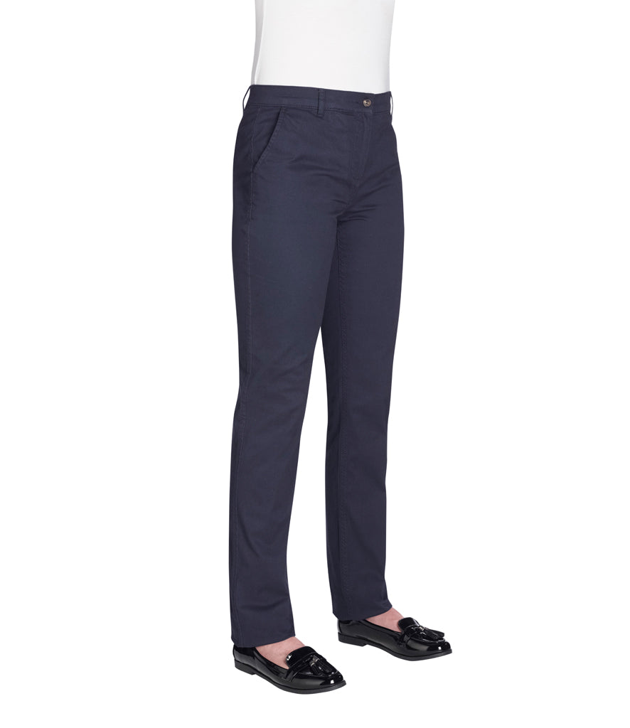 Brook Taverner Ladies Houston Slim Leg Chino Trousers