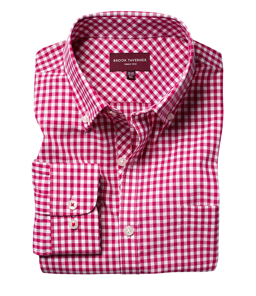 Brook Taverner Montana Gingham Long Sleeve Shirt