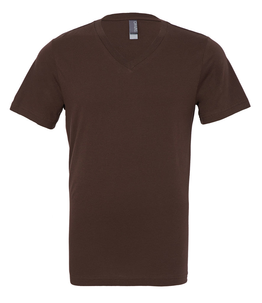 Canvas Unisex Jersey V Neck T-Shirt