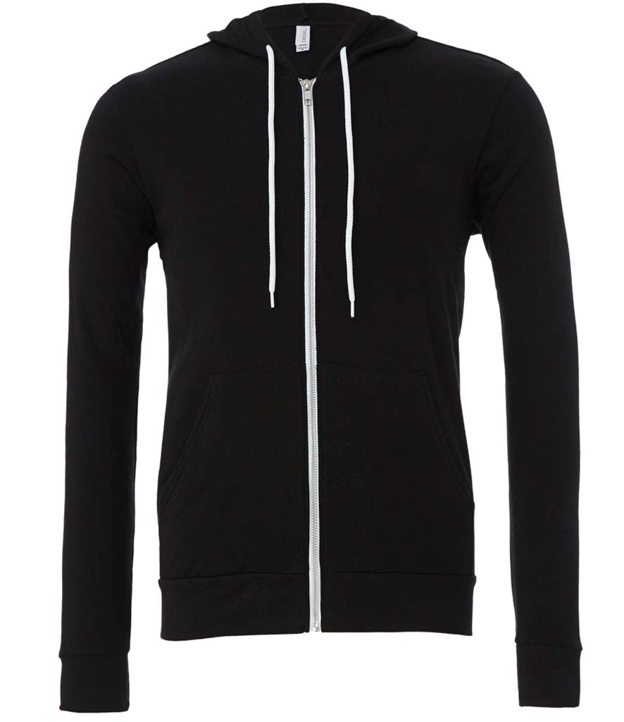 Canvas Unisex Full Zip Hoodie