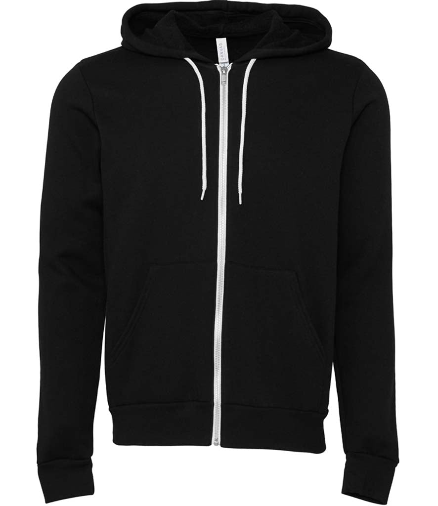 Canvas Unisex Full Zip Hoodie