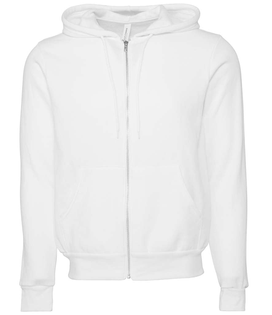 Canvas Unisex Full Zip Hoodie