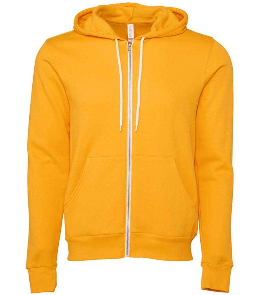 Canvas Unisex Full Zip Hoodie