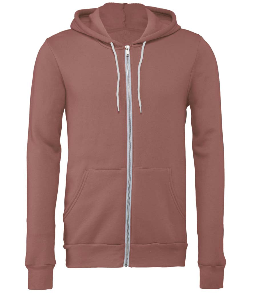 Canvas Unisex Full Zip Hoodie