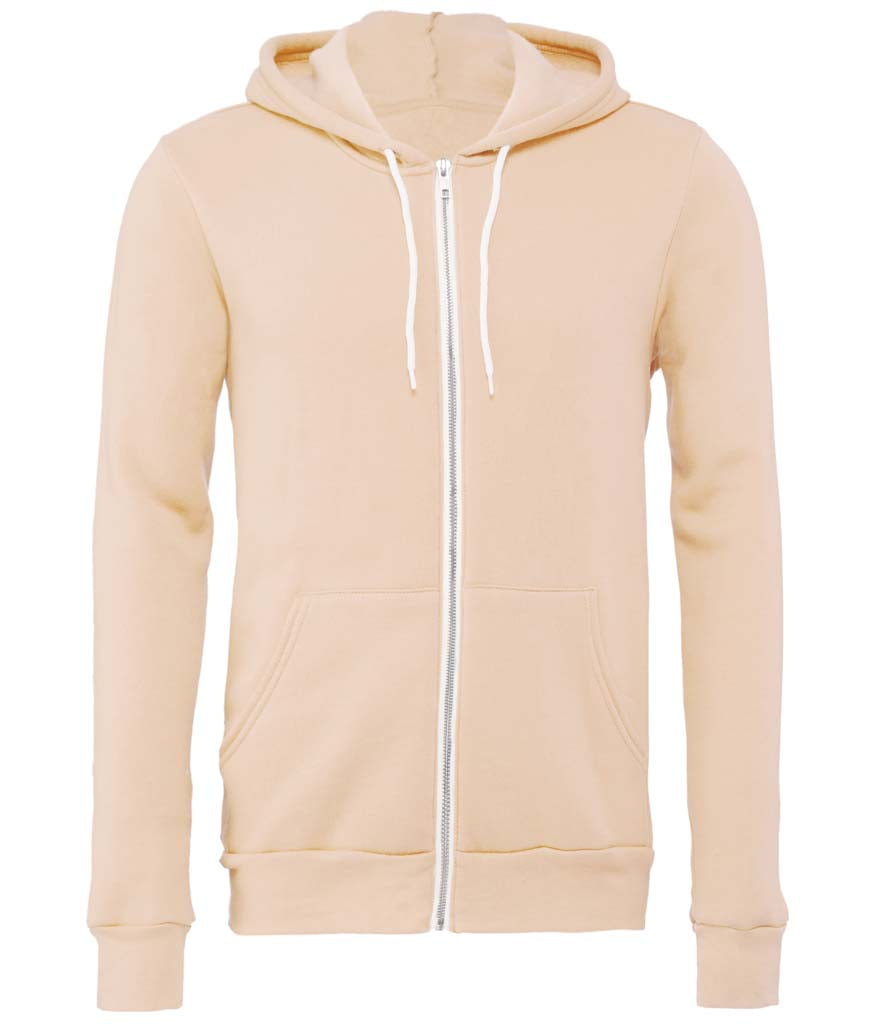 Canvas Unisex Full Zip Hoodie