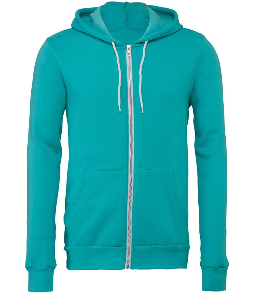 Canvas Unisex Full Zip Hoodie