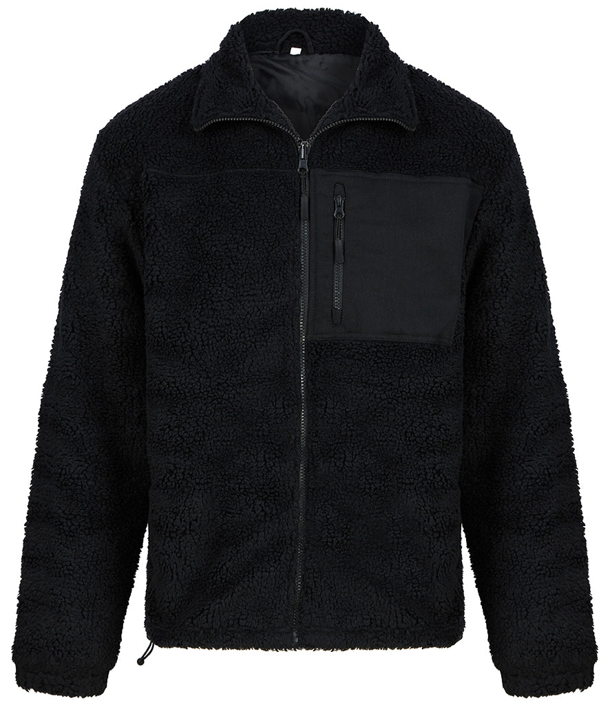 Front Row Recycled Sherpa Fleece Jacket