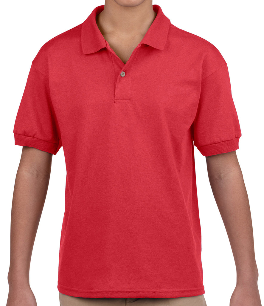 Gildan Kids DryBlend Jersey Polo Shirt