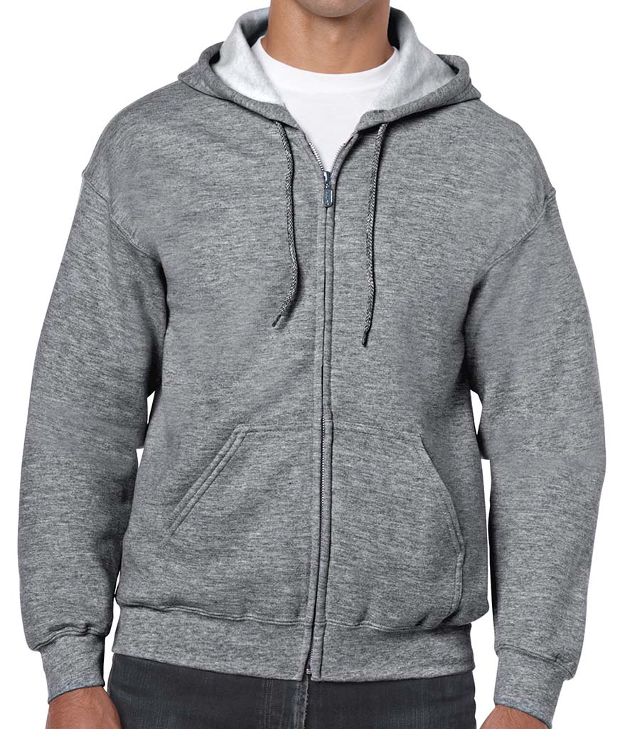 Gildan Heavy Blend Zip Hooded Sweatshirt