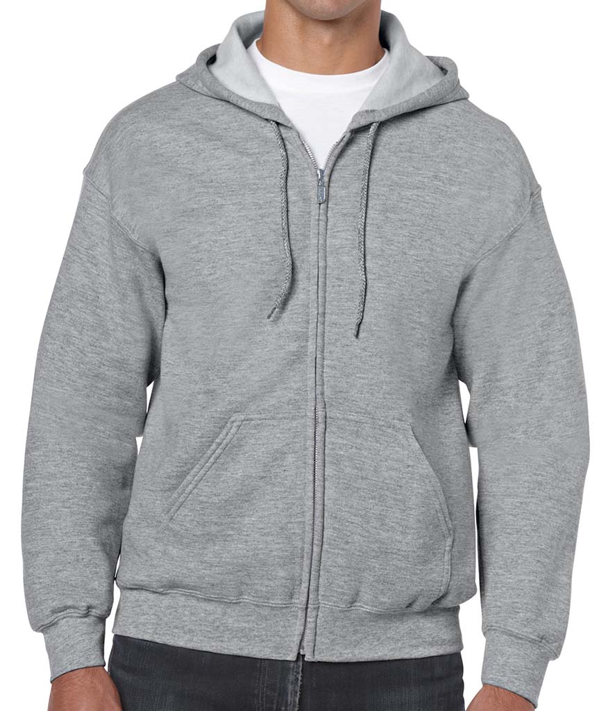 Gildan Heavy Blend Zip Hooded Sweatshirt