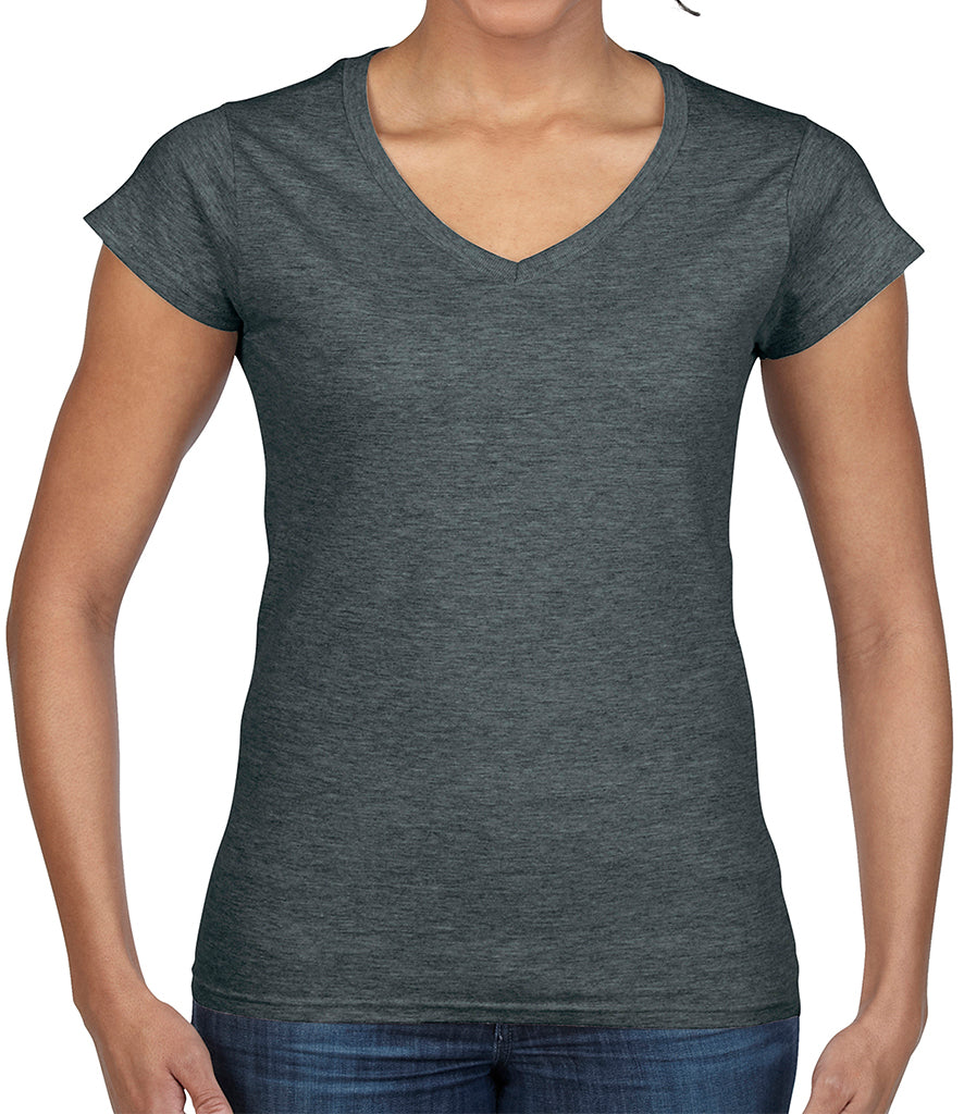 Gildan SoftStyle Ladies V Neck T-Shirt