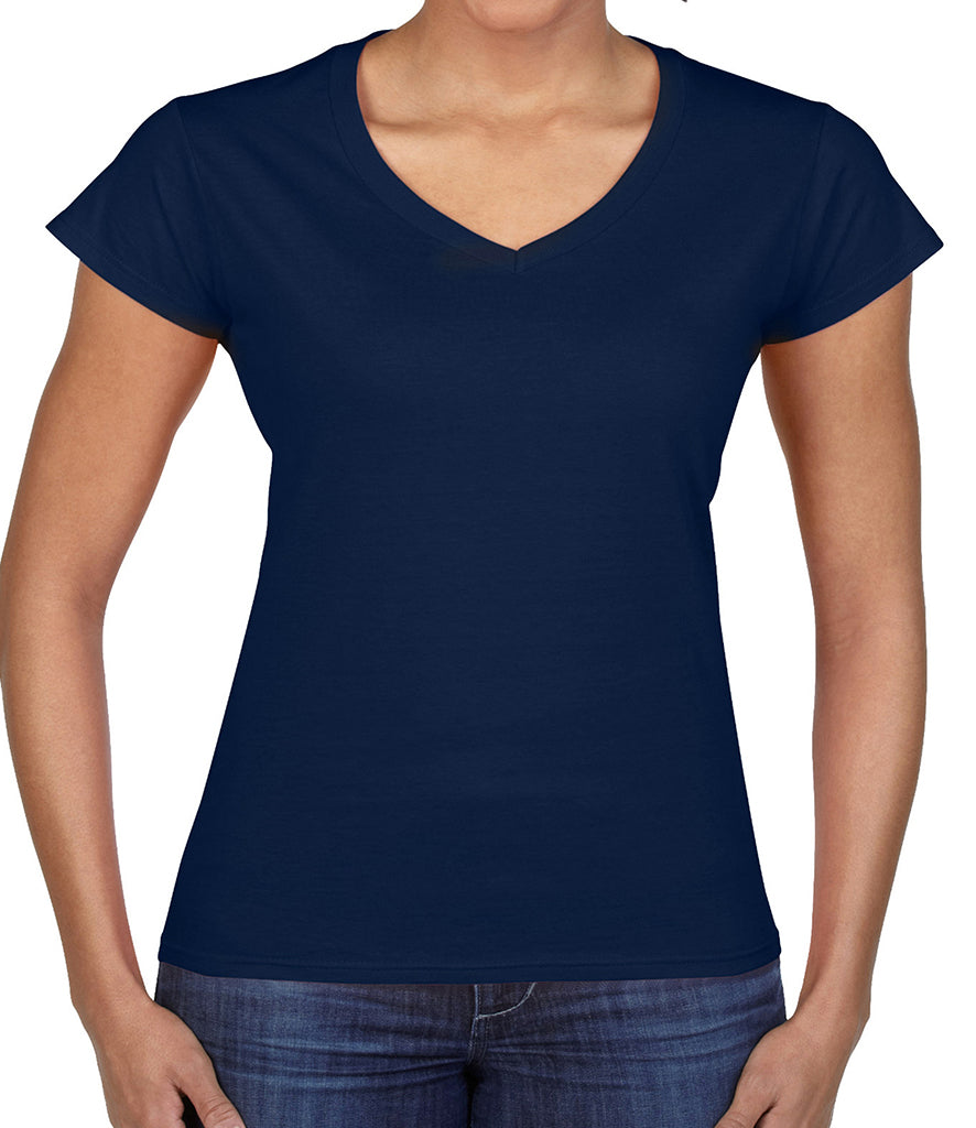 Gildan SoftStyle Ladies V Neck T-Shirt