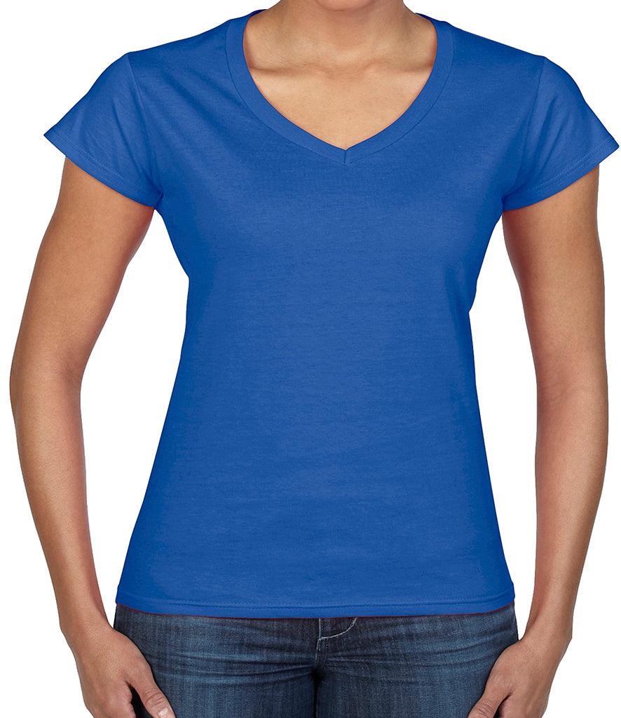 Gildan SoftStyle Ladies V Neck T-Shirt