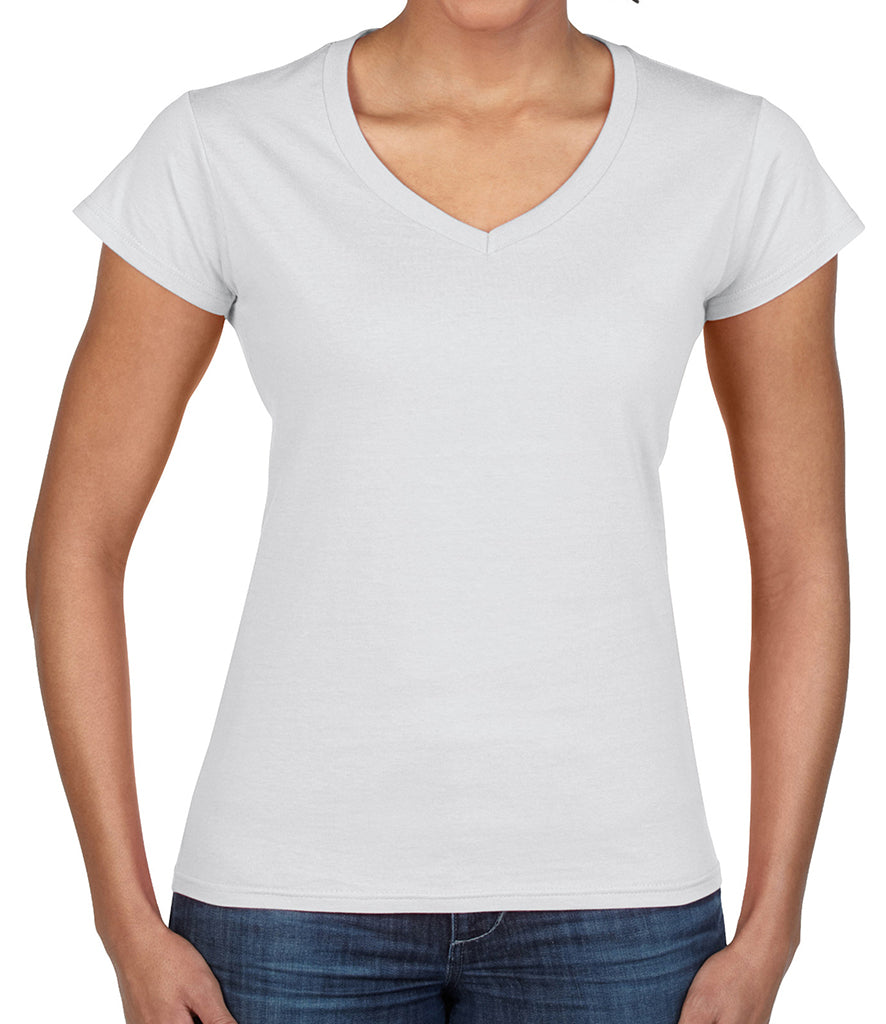 Gildan SoftStyle Ladies V Neck T-Shirt