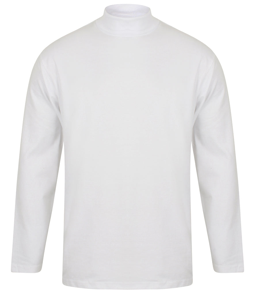 Henbury Long Sleeve Roll Neck Top