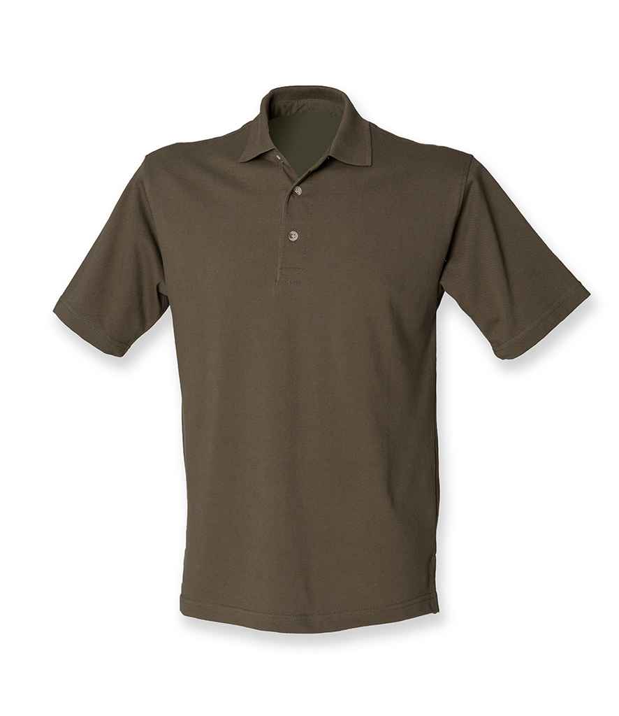 Henbury Classic Heavy Cotton Piqué Polo Shirt