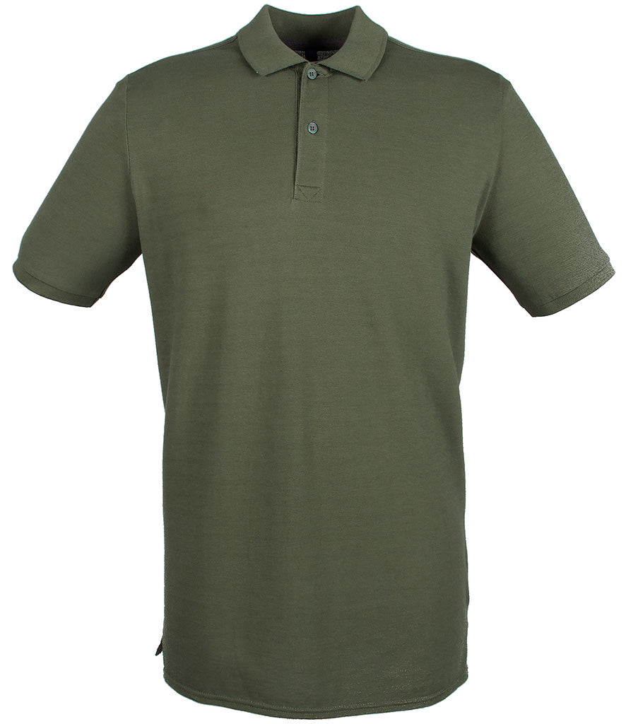 Henbury Modern Fit Cotton Piqué Polo Shirt