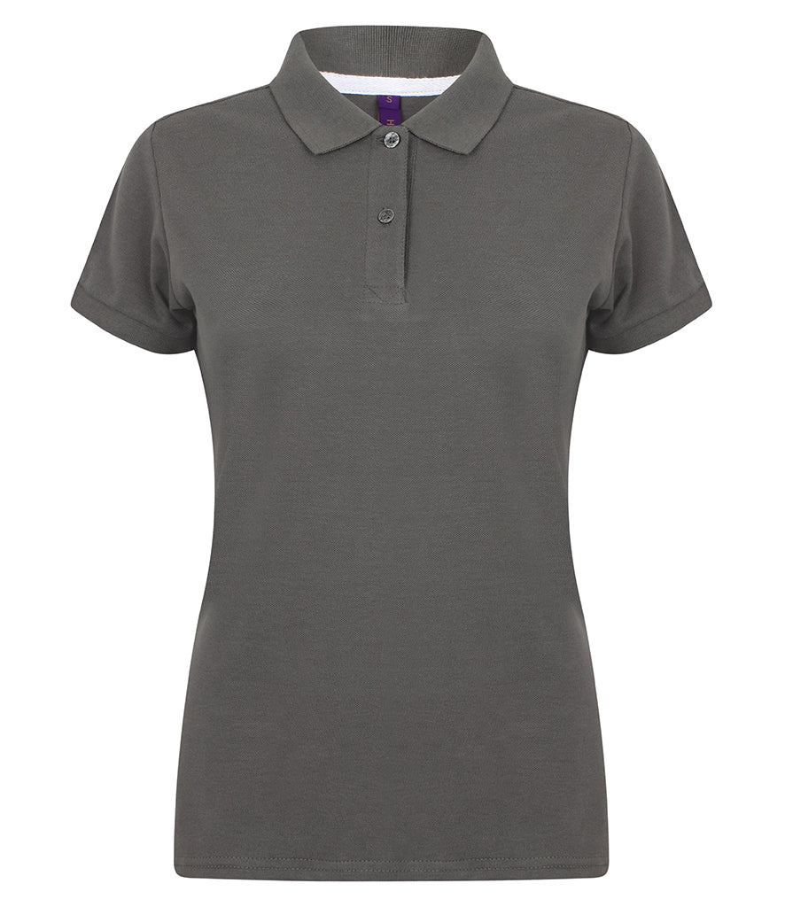 Henbury Ladies Modern Fit Cotton Pique Polo Shirt