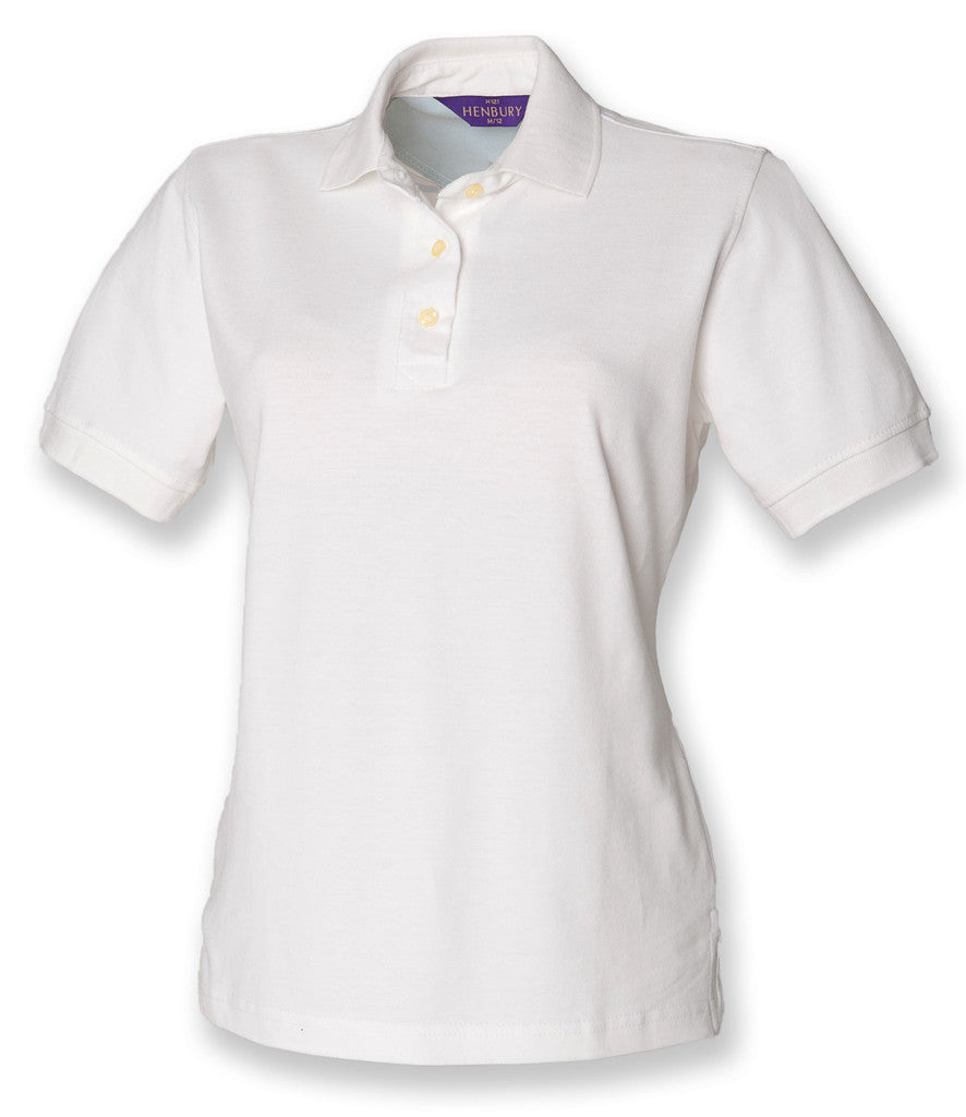 Henbury Ladies Classic Cotton Piqué Polo Shirt