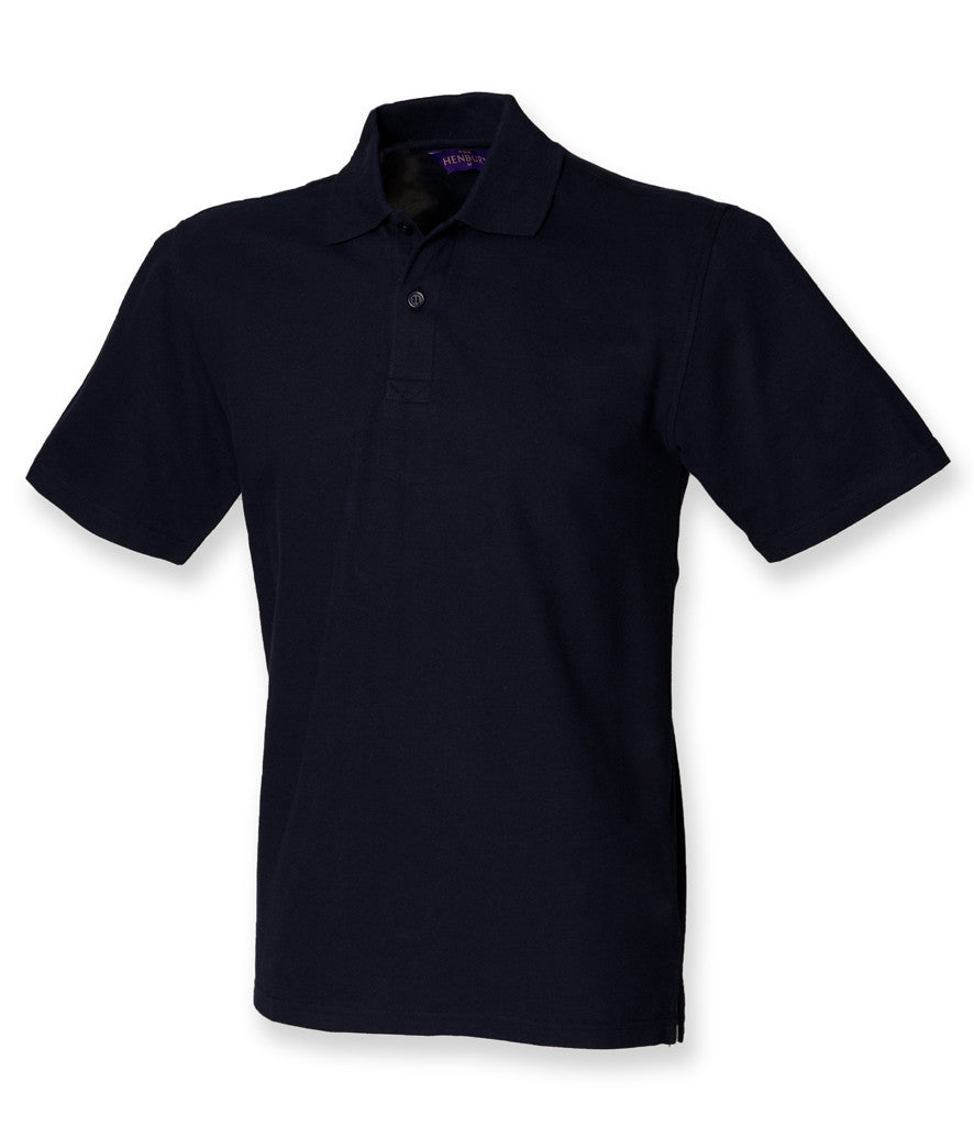 Henbury Unisex Stretch Cotton Pique Polo Shirt