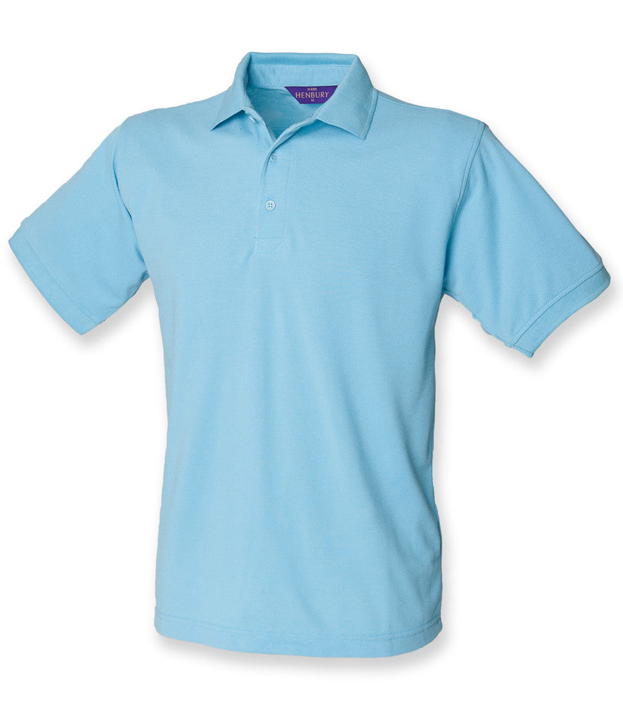 Henbury Heavy Poly/Cotton Piqué Polo Shirt