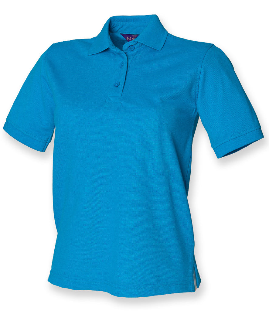 Henbury Ladies Poly/Cotton Piqué Polo Shirt