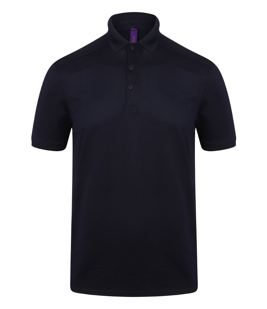 Henbury Slim Fit Stretch Microfine Piqué Polo Shirt