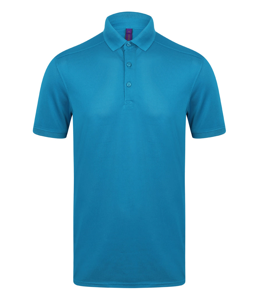 Henbury Slim Fit Stretch Microfine Piqué Polo Shirt