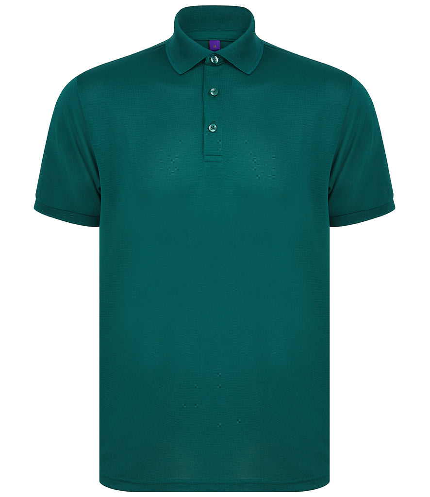 Henbury Recycled Polyester Piqué Polo Shirt