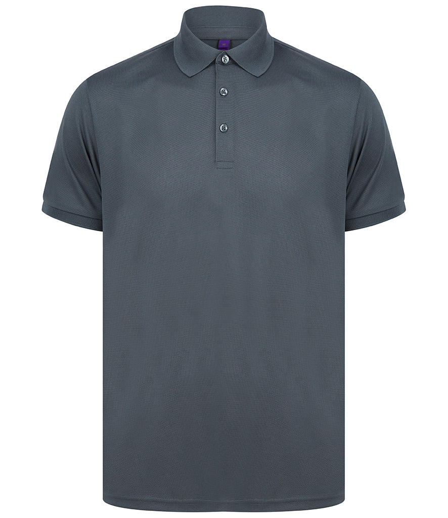 Henbury Recycled Polyester Piqué Polo Shirt