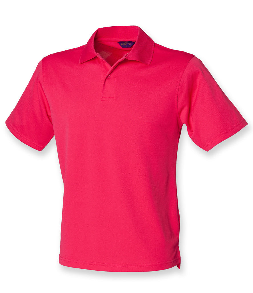 Henbury Coolplus Wicking Piqué Polo Shirt