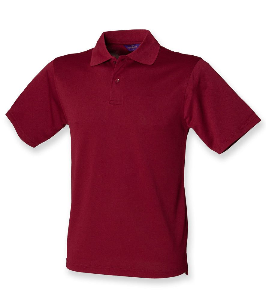 Henbury Coolplus Wicking Piqué Polo Shirt