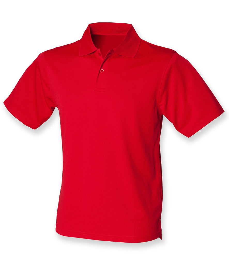 Henbury Coolplus Wicking Piqué Polo Shirt