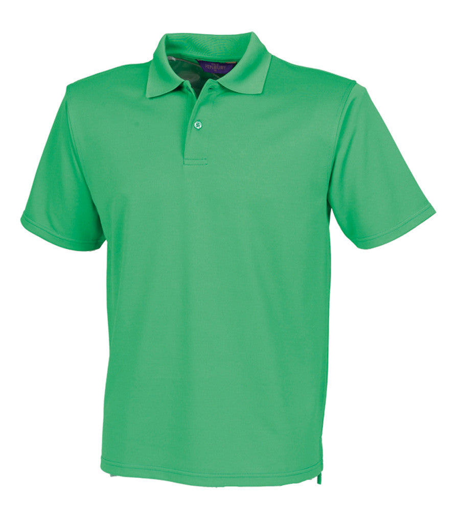 Henbury Coolplus Wicking Piqué Polo Shirt