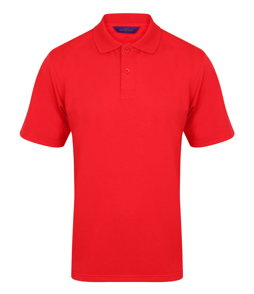 Henbury Coolplus Wicking Piqué Polo Shirt