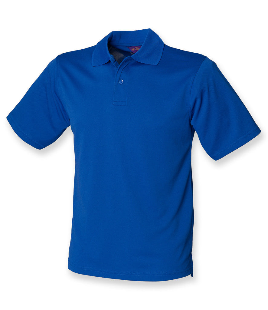 Henbury Coolplus Wicking Piqué Polo Shirt