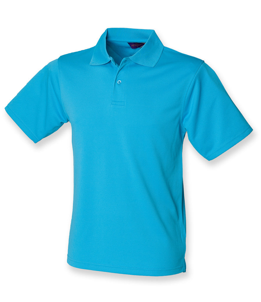 Henbury Coolplus Wicking Piqué Polo Shirt