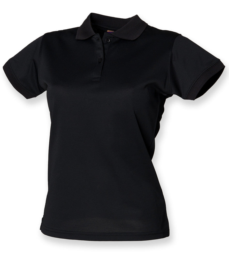 Henbury Ladies Coolplus Wicking Pique Polo Shirt