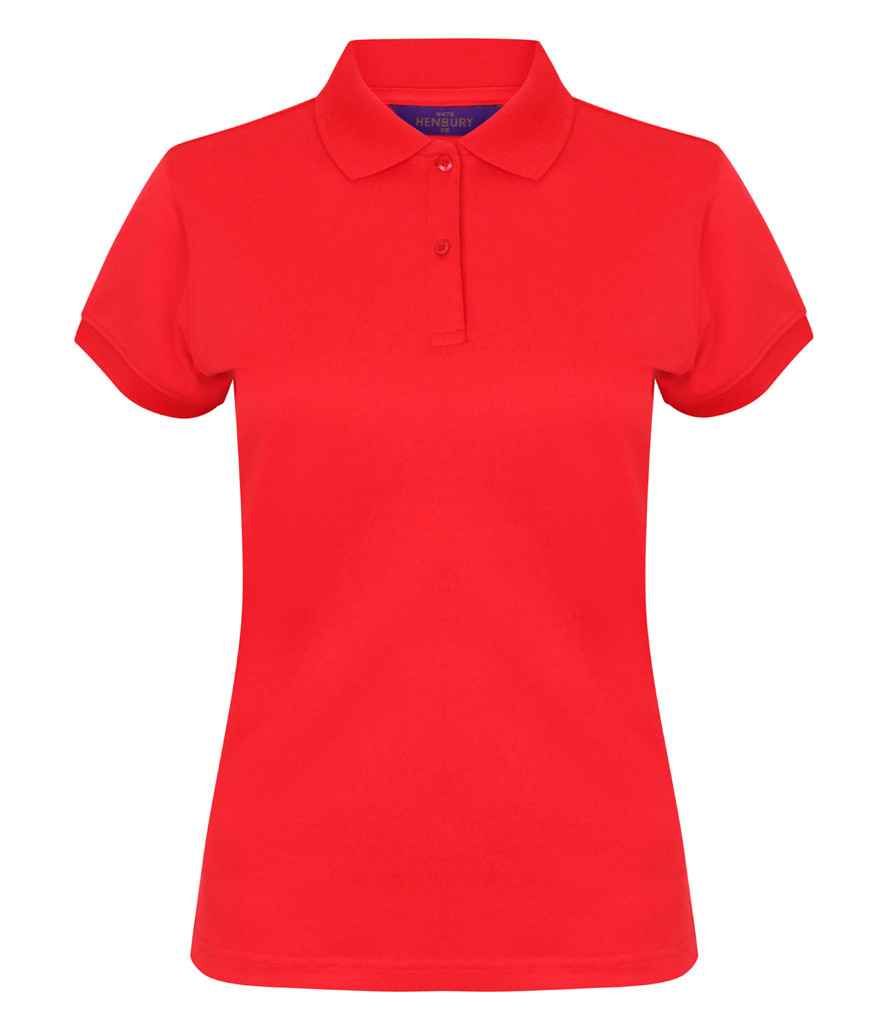 Henbury Ladies Coolplus Wicking Pique Polo Shirt