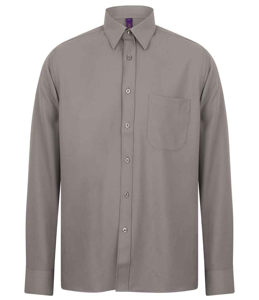 Henbury Long Sleeve Wicking Shirt