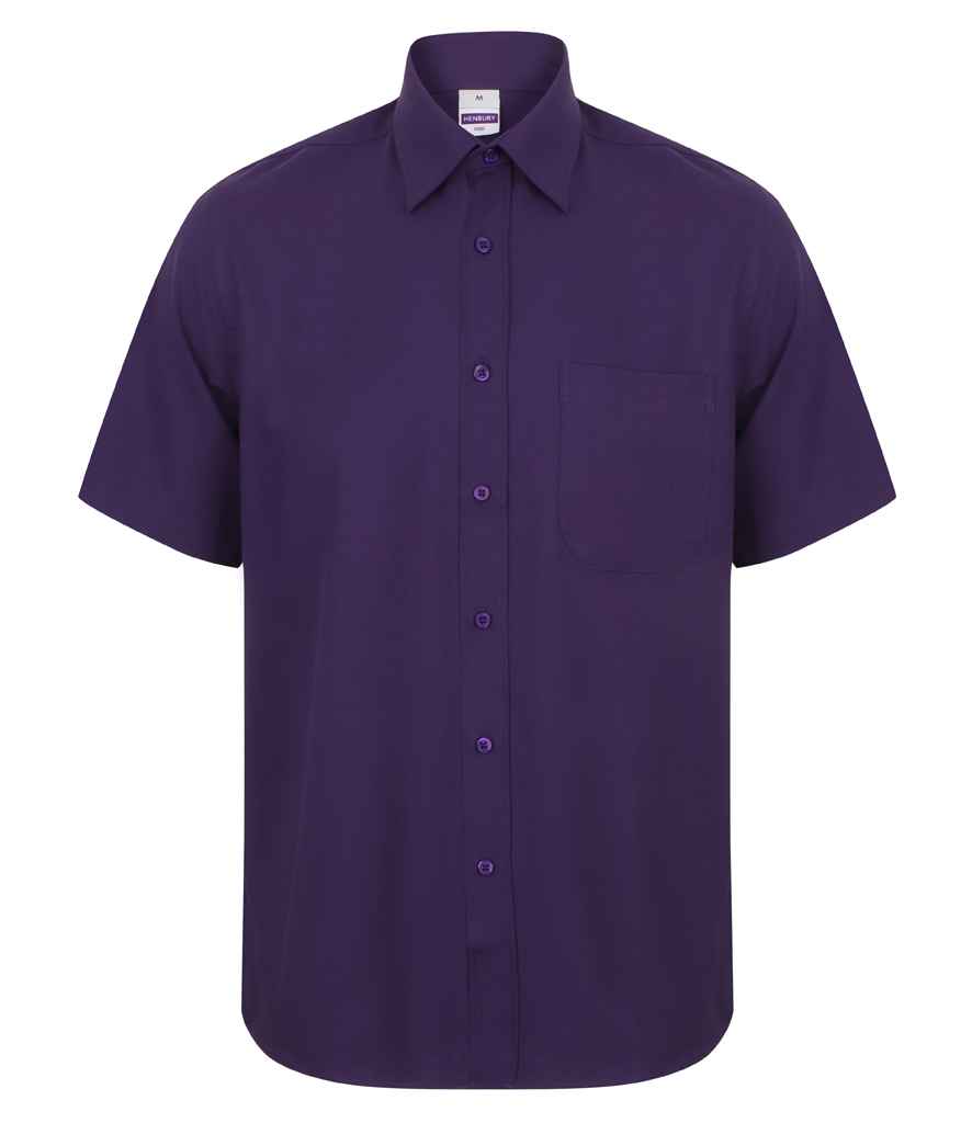 Henbury Short Sleeve Wicking Shirt