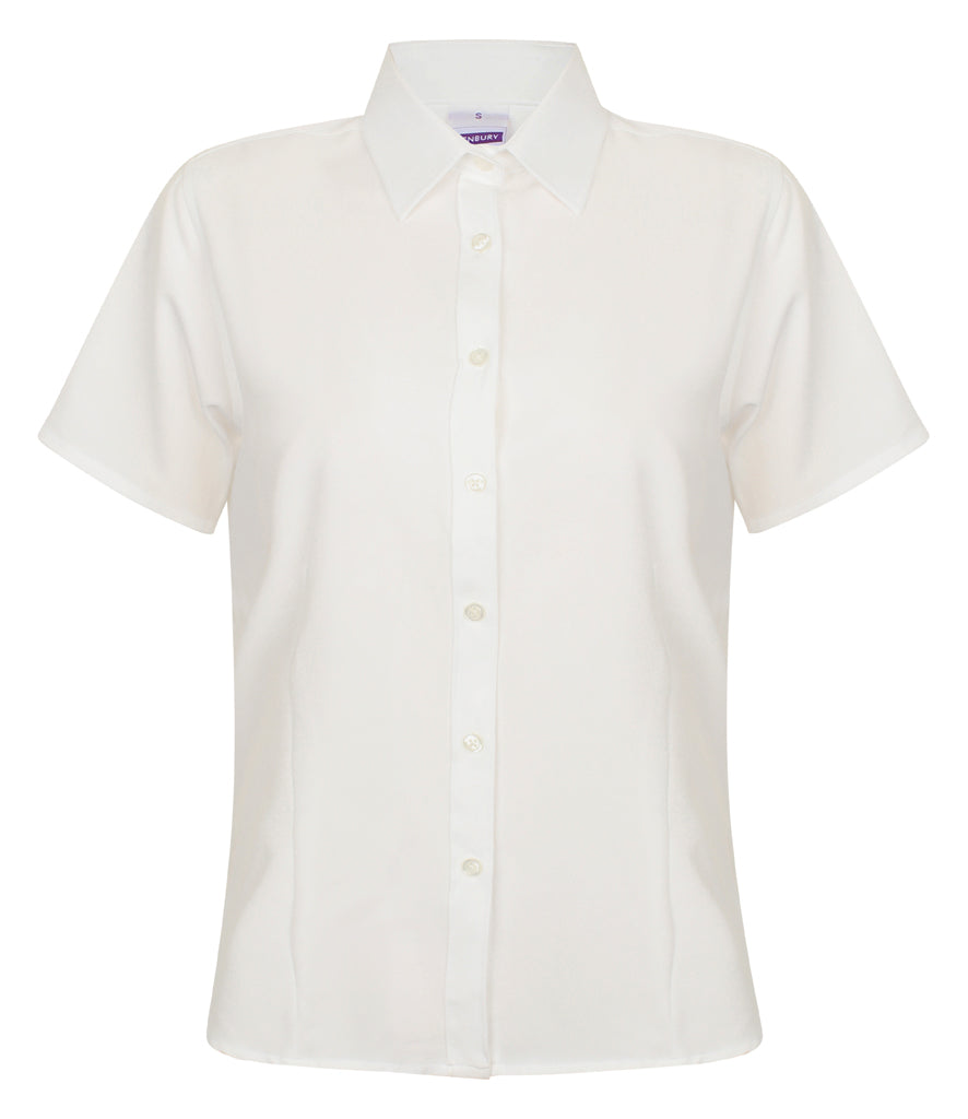 Henbury Ladies Short Sleeve Wicking Shirt