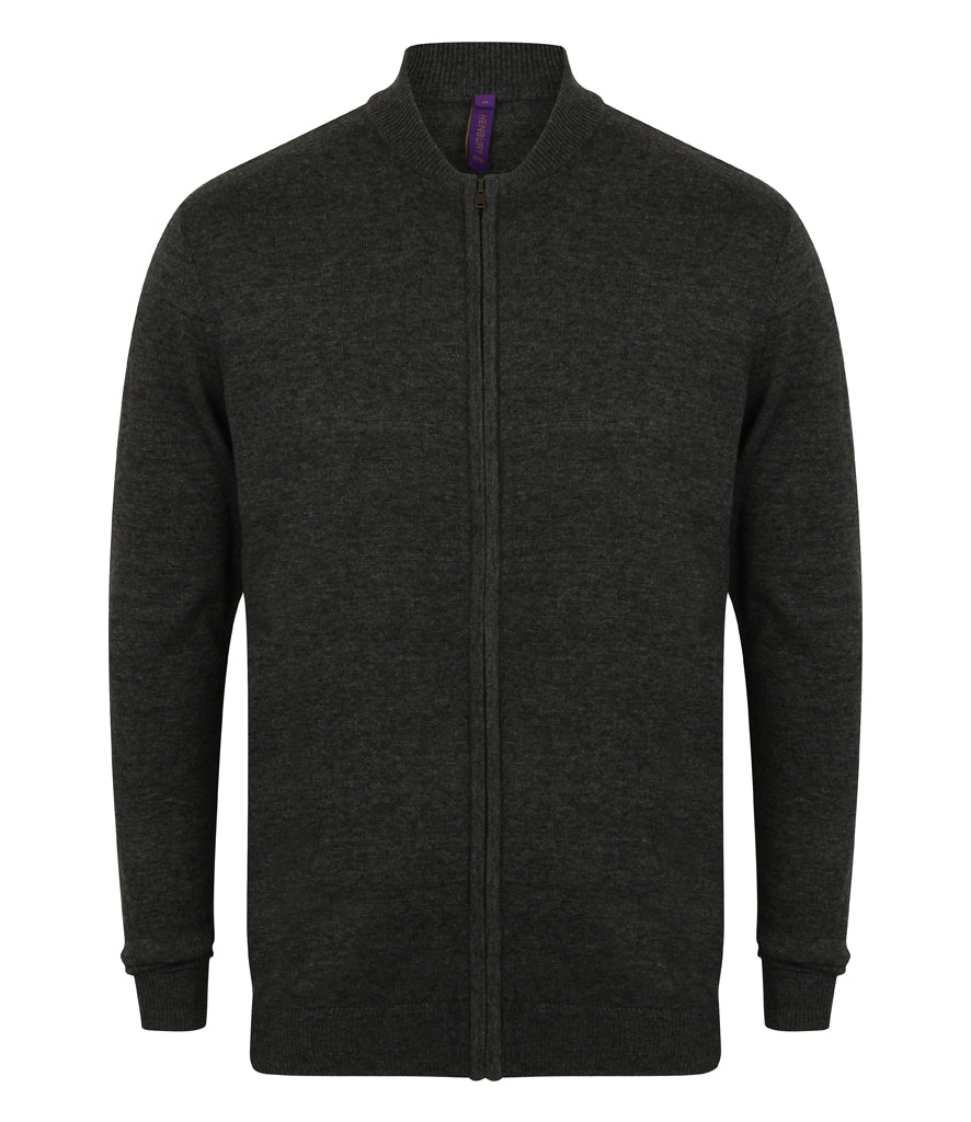 Henbury Unisex Zip Through Cardigan